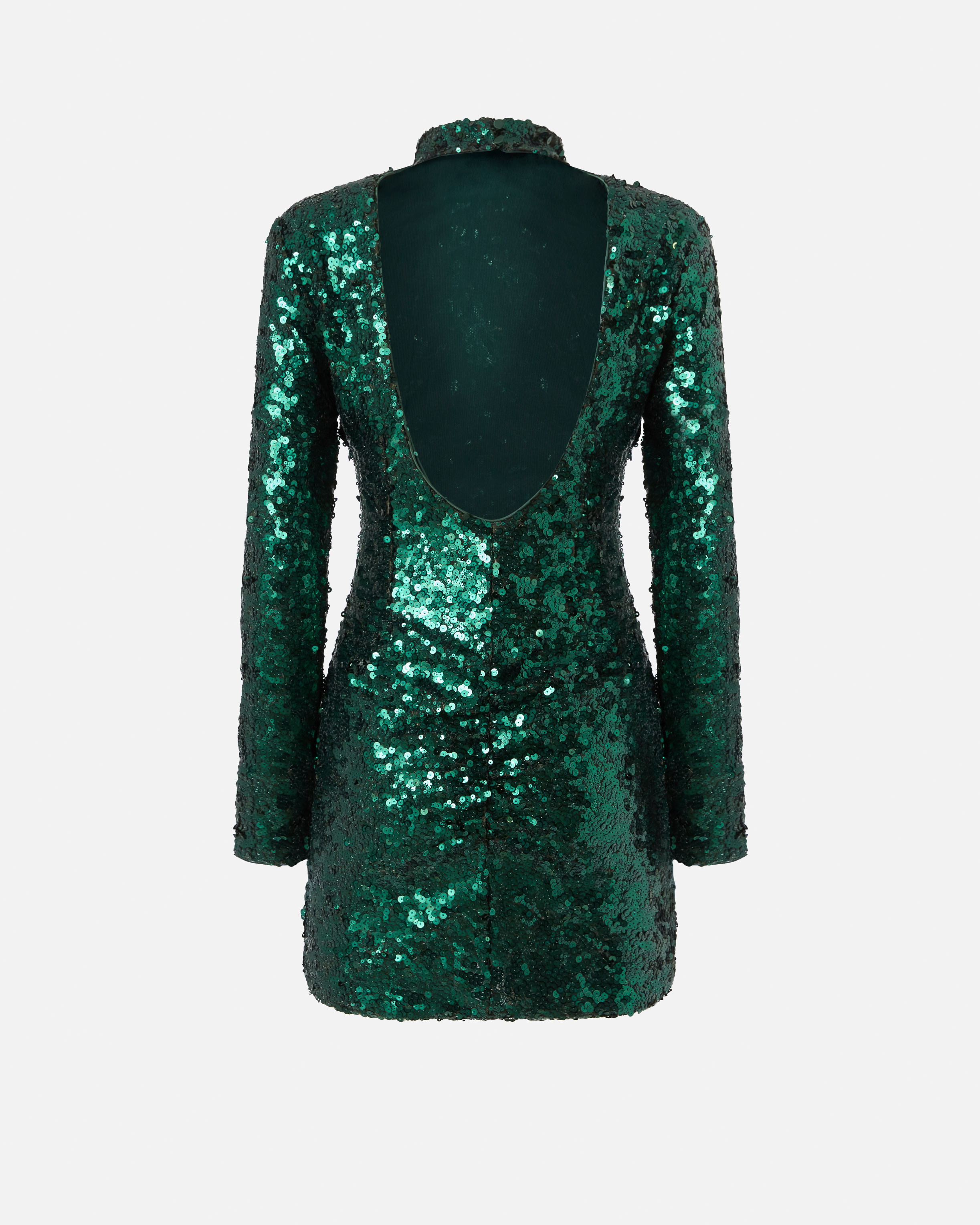 SHORT SEQUINNED DRESS - 6
