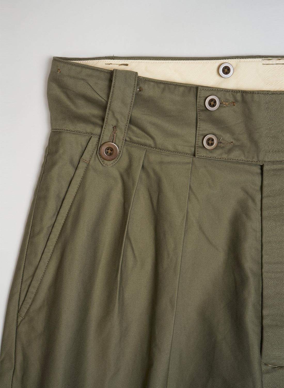 50's Battle Dress Pant in Green - 4