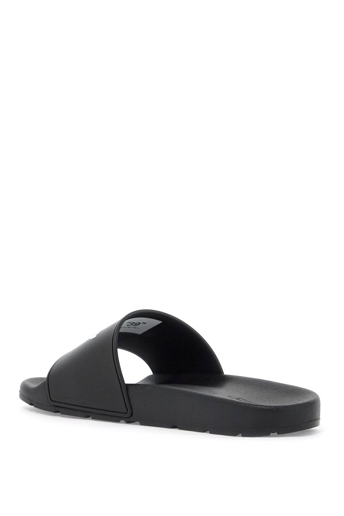 Off-White Rubber Slides For Left And Right Women - 3