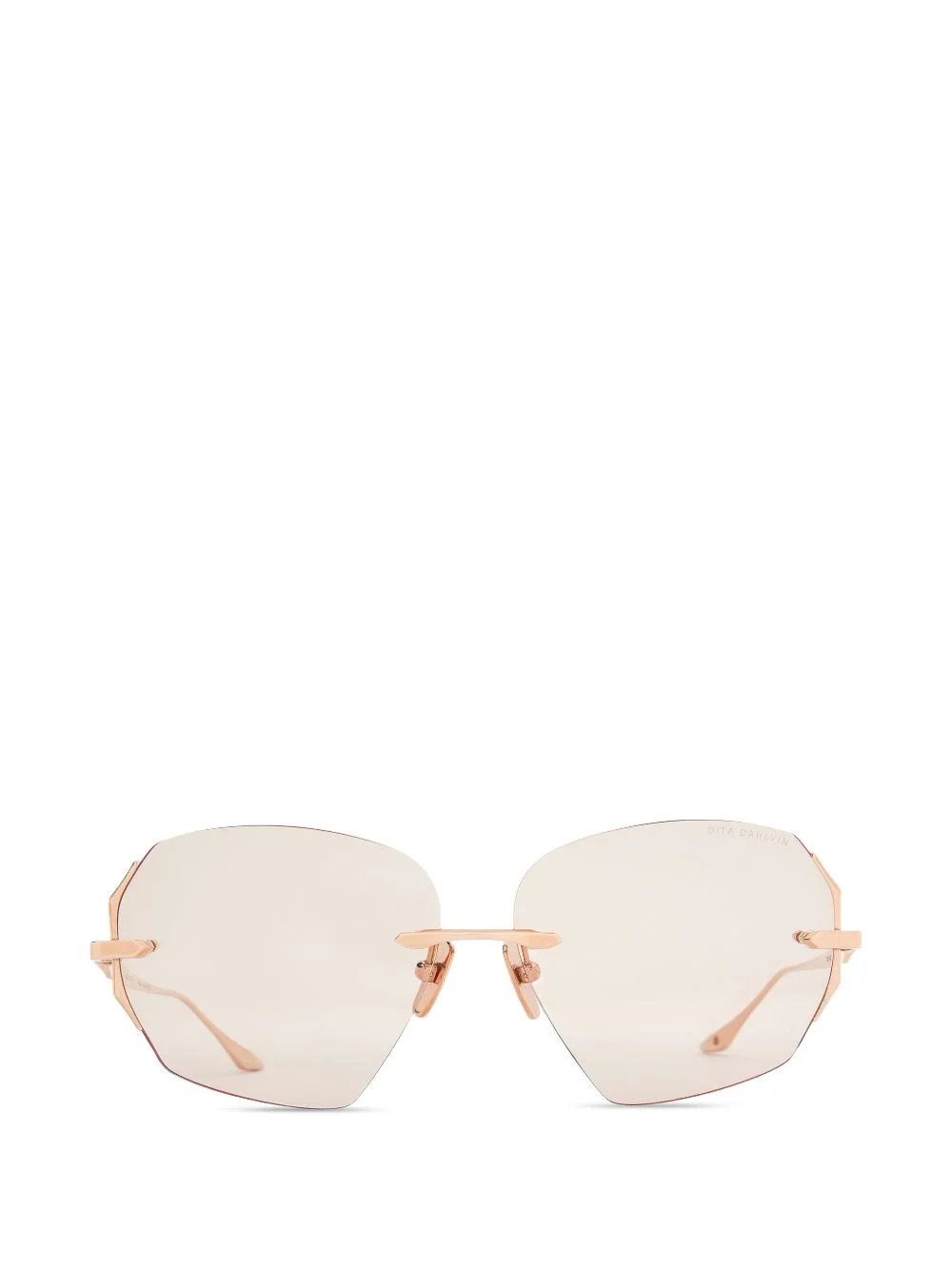 geometric-frame sunglasses - 1