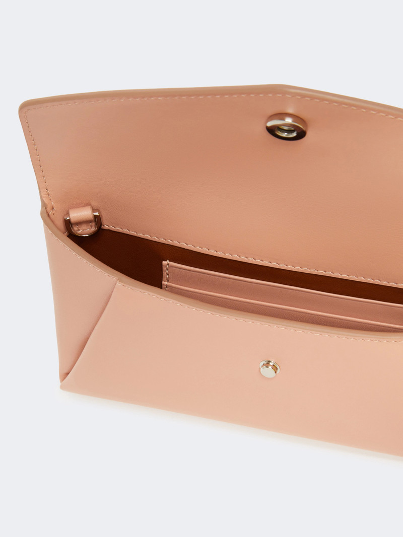 Max Mara Leather envelope wallet - PINK outlook