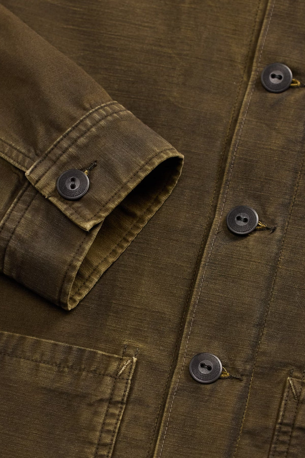 Reverse-Sateen Overshirt - Washed Brown - 4