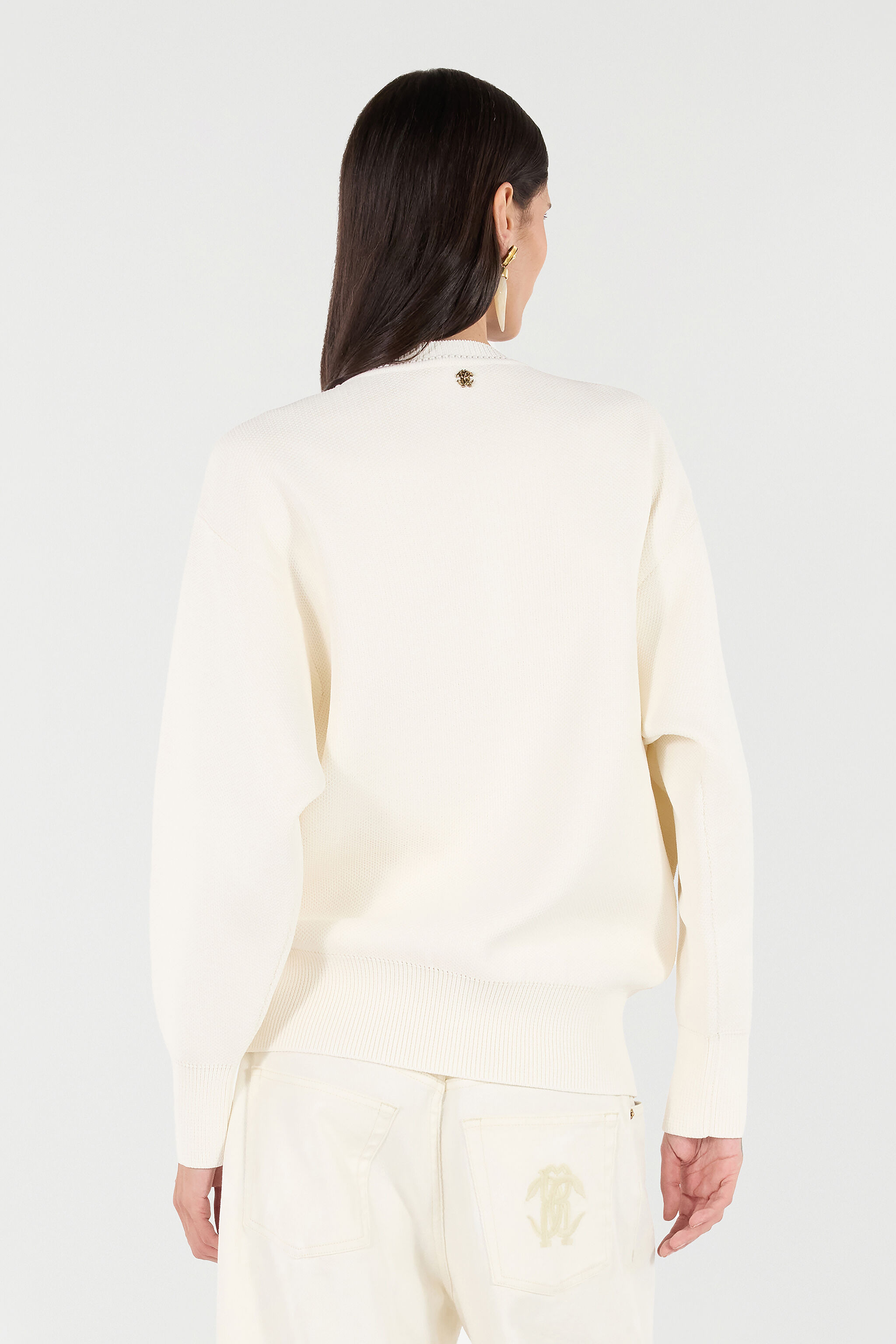 Sweater With Maxi-Rose - 4