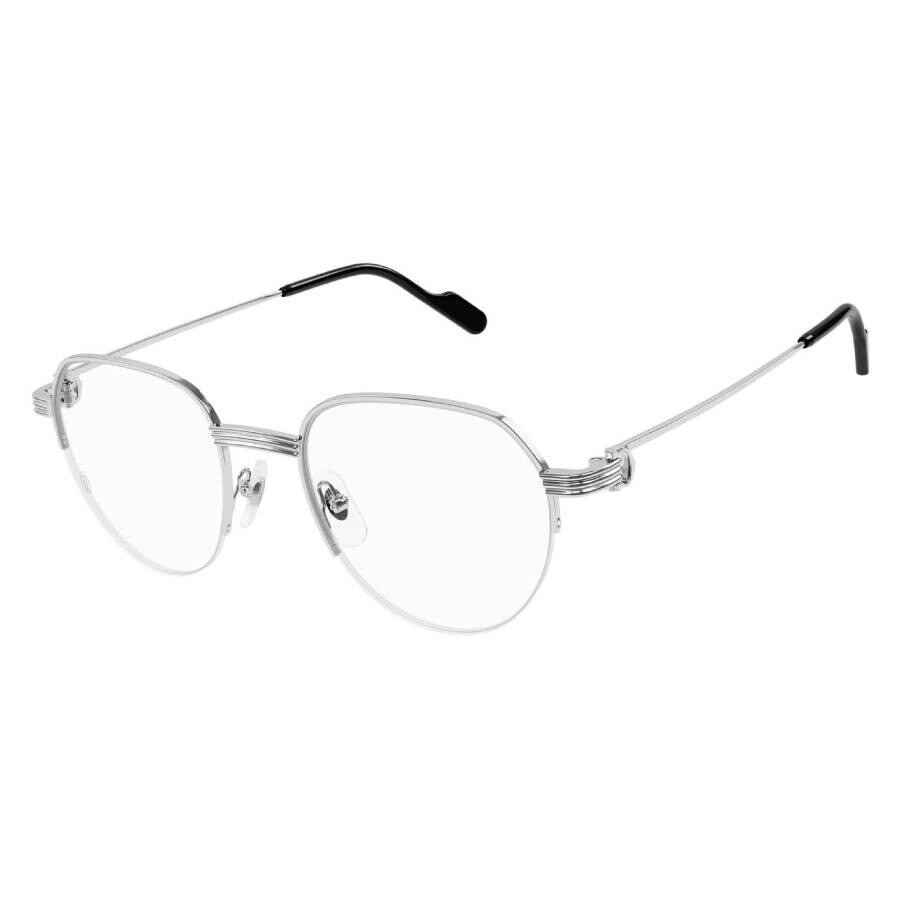 Cartier Demo Round Men's Eyeglasses CT0446O 002 51 - 2