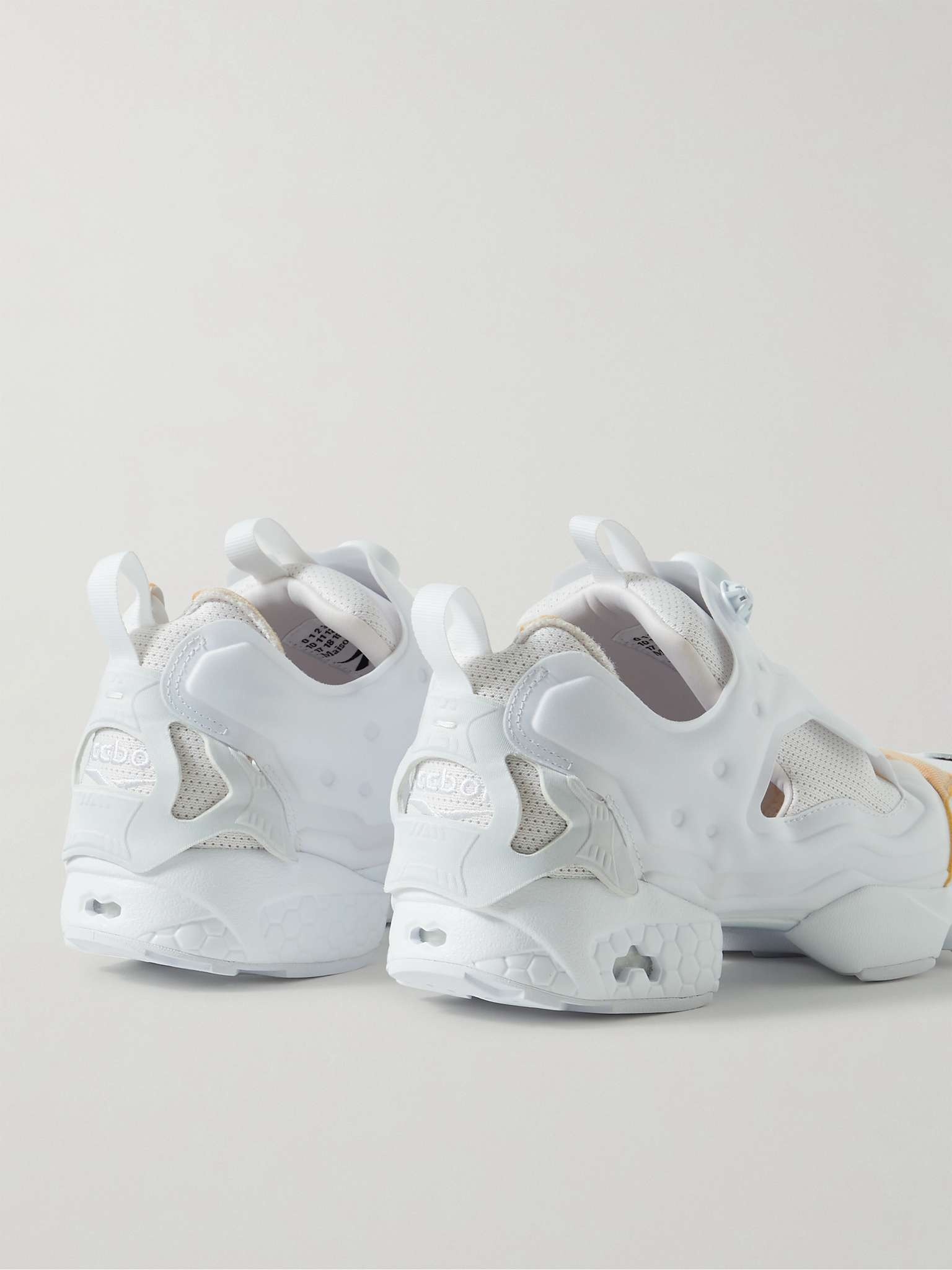 + Maison Margiela Project 0 Memory Of Leather-Trimmed Neoprene and Mesh Sneakers - 5