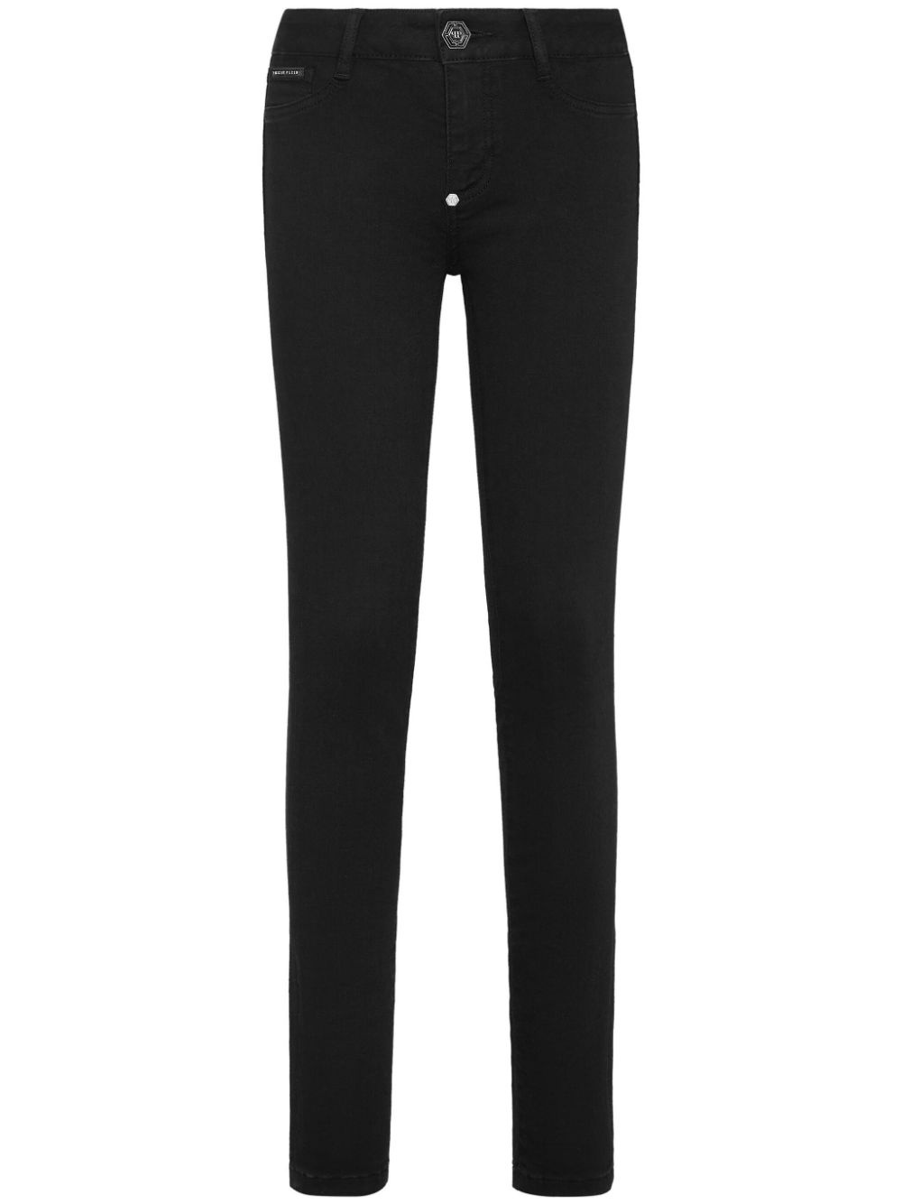 mid-rise skinny jeans - 1