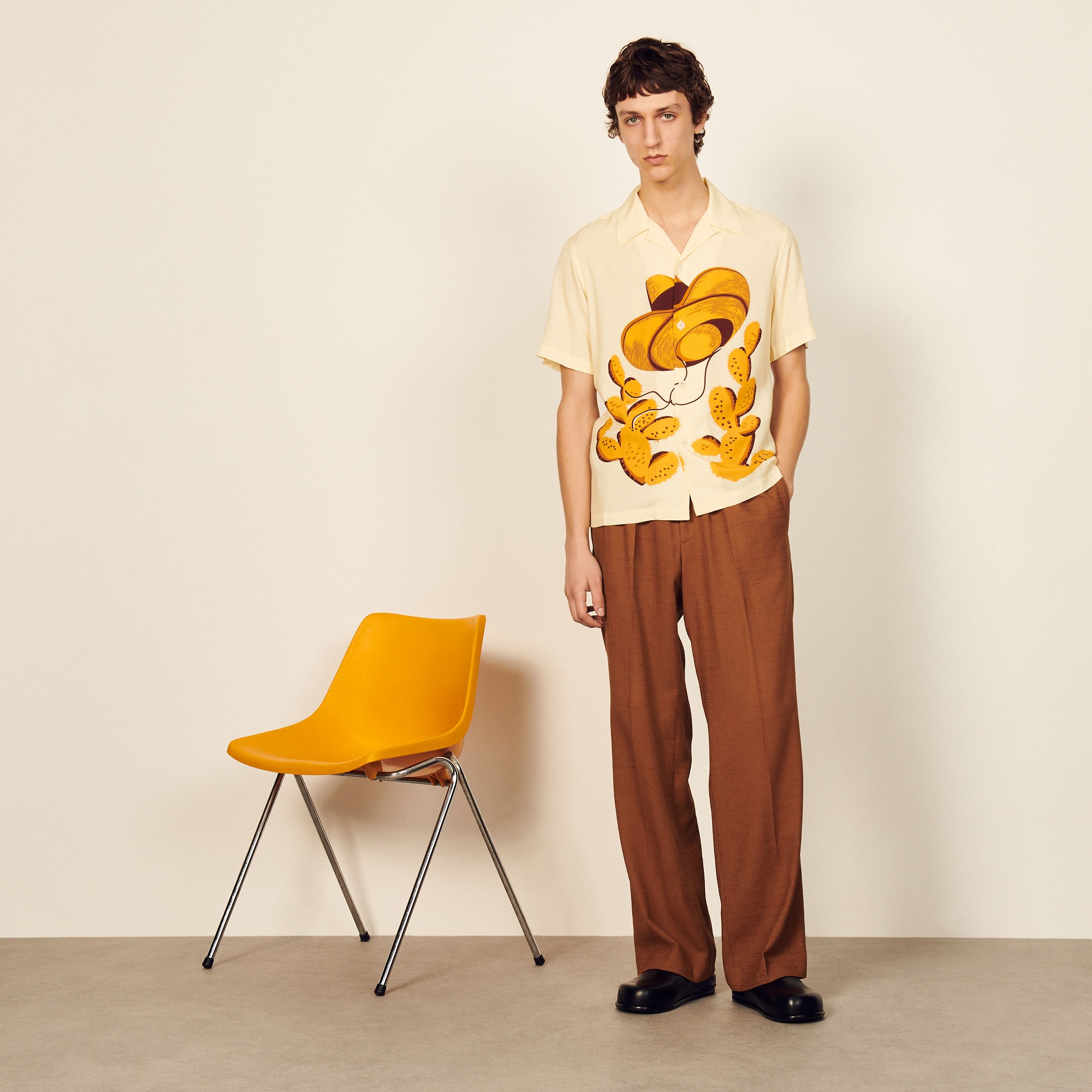 Flowing shirt with sombrero print - 2