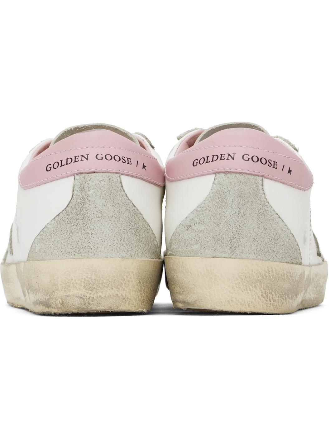 White & Gray Super-Star Sneakers - 2