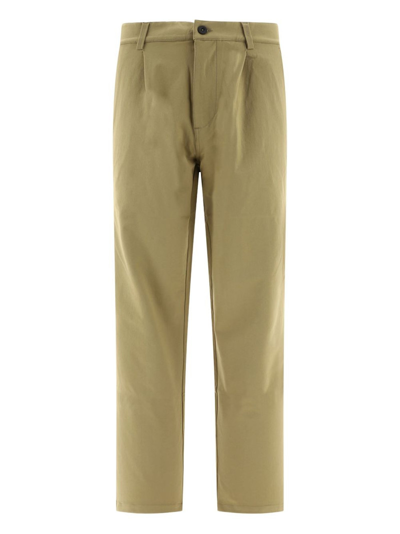 pleated-front trousers 1
