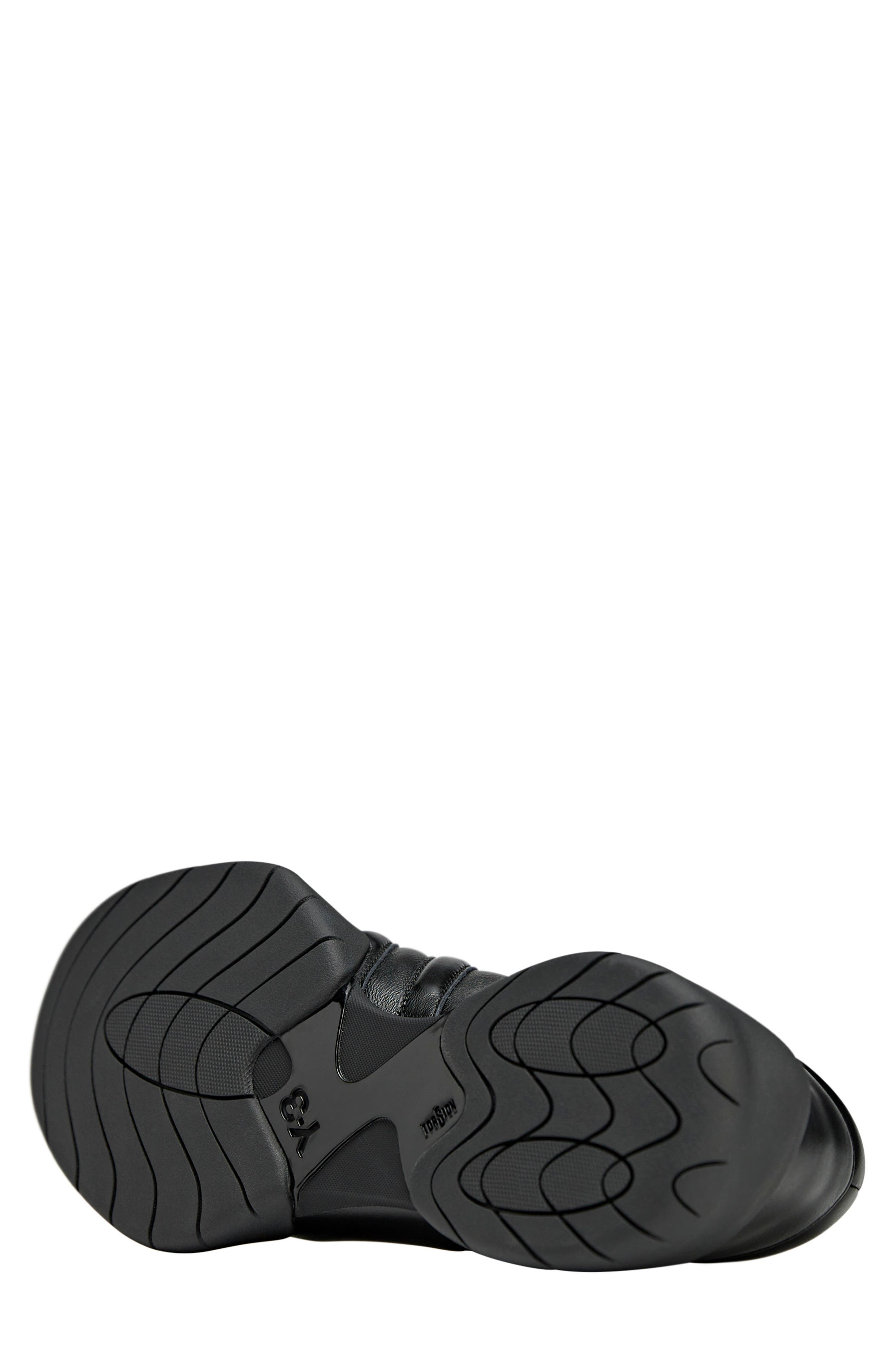 Y-3 Gender Inclusive Regu Low Top Sneaker in Black/Black/Black at Nordstrom - 5