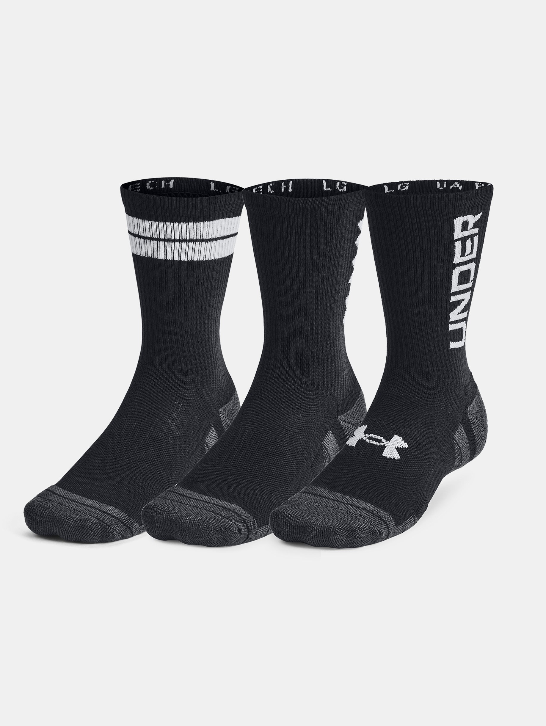 Unisex UA Performance Tech 3-Pack Crew Socks - 3