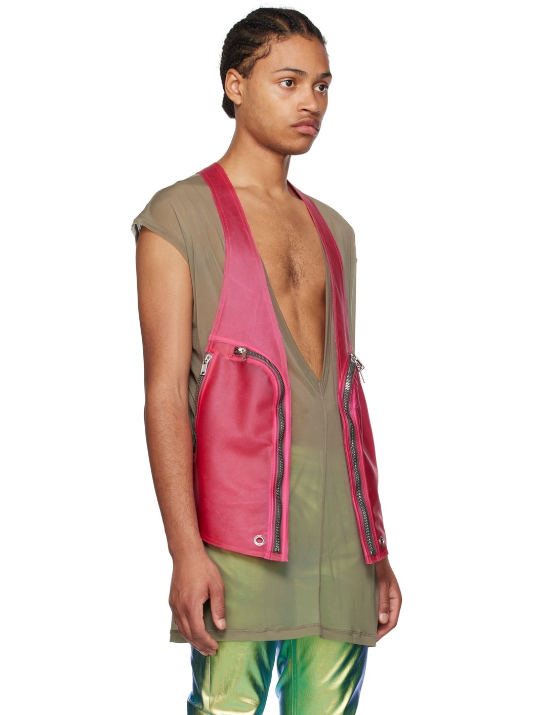 Pink Bauhaus Vest - 2