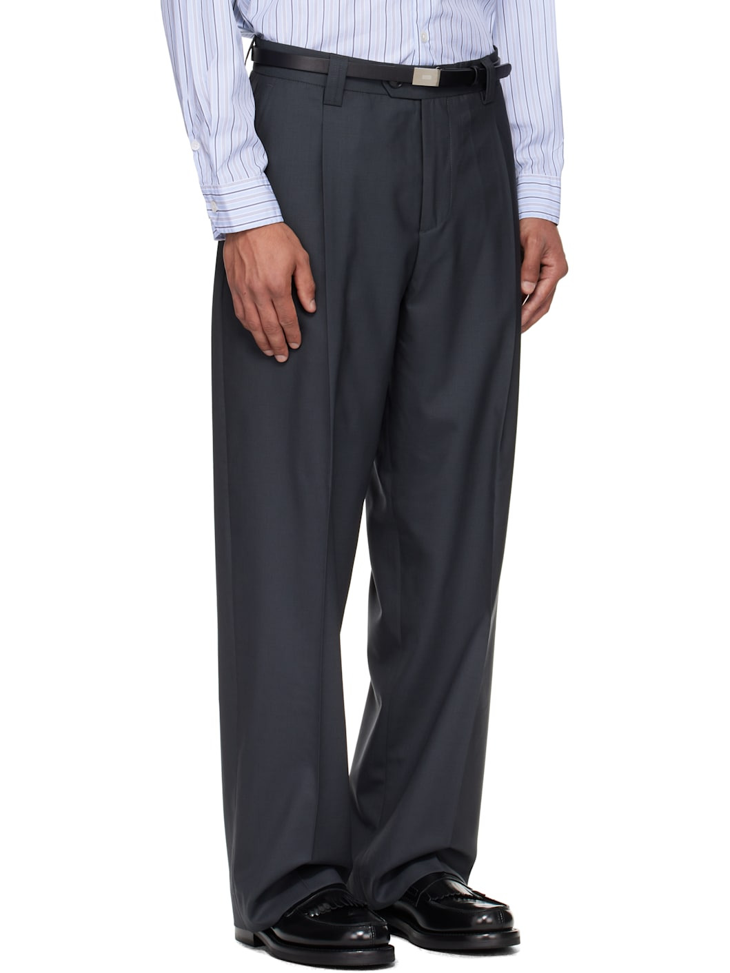 Gray Service Trousers - 2