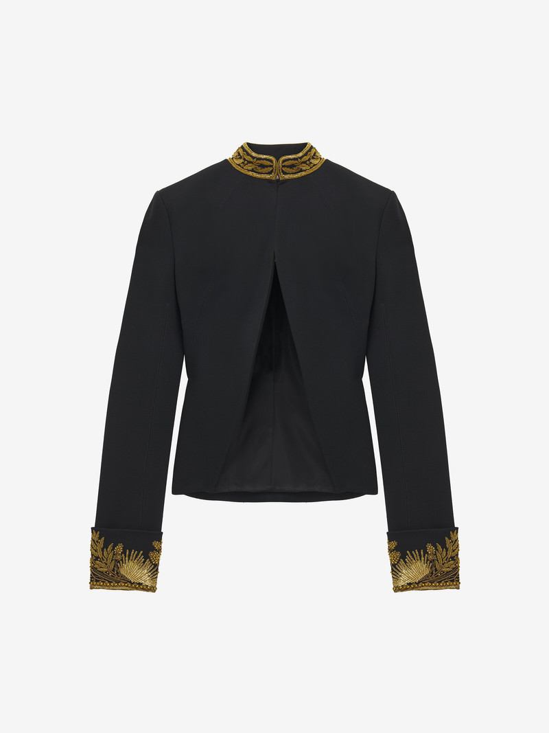 Goldwork Border Embroidery Cutaway Jacket 1