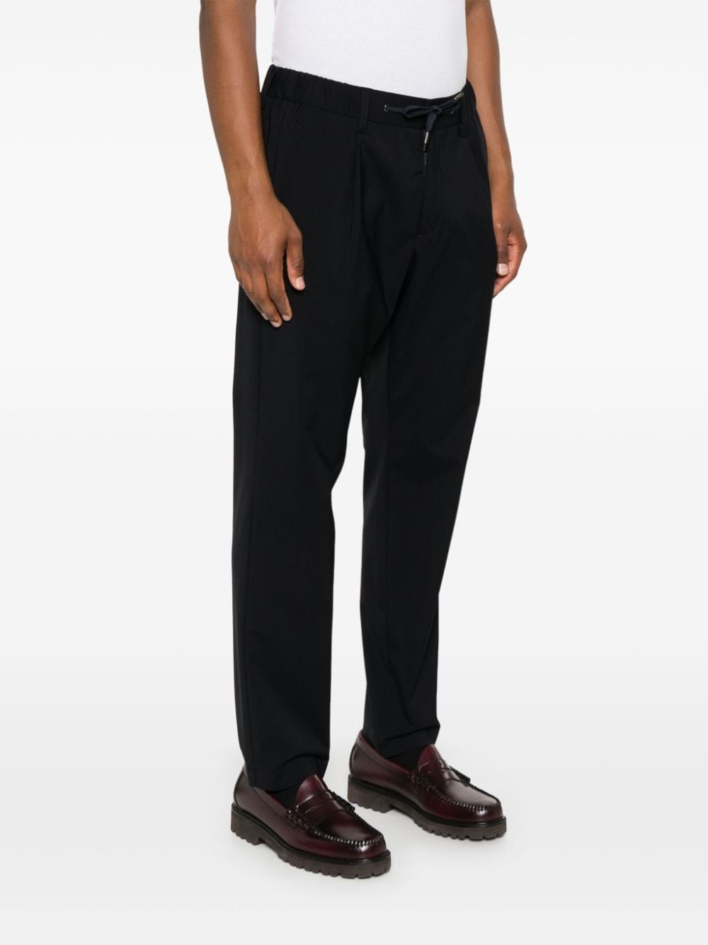 pleat-detail trousers - 3