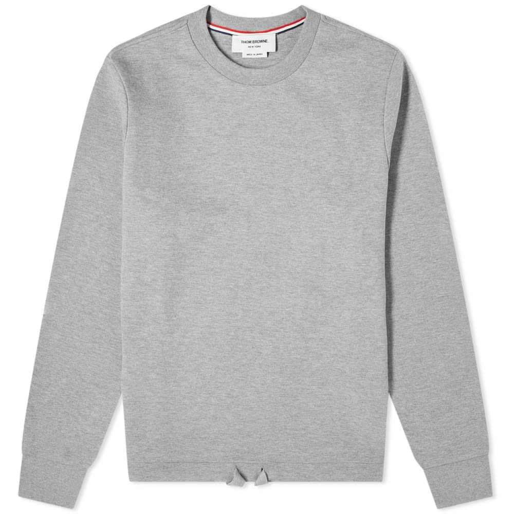 Thom Browne Four Bar Drawcord Crew Sweat - 1