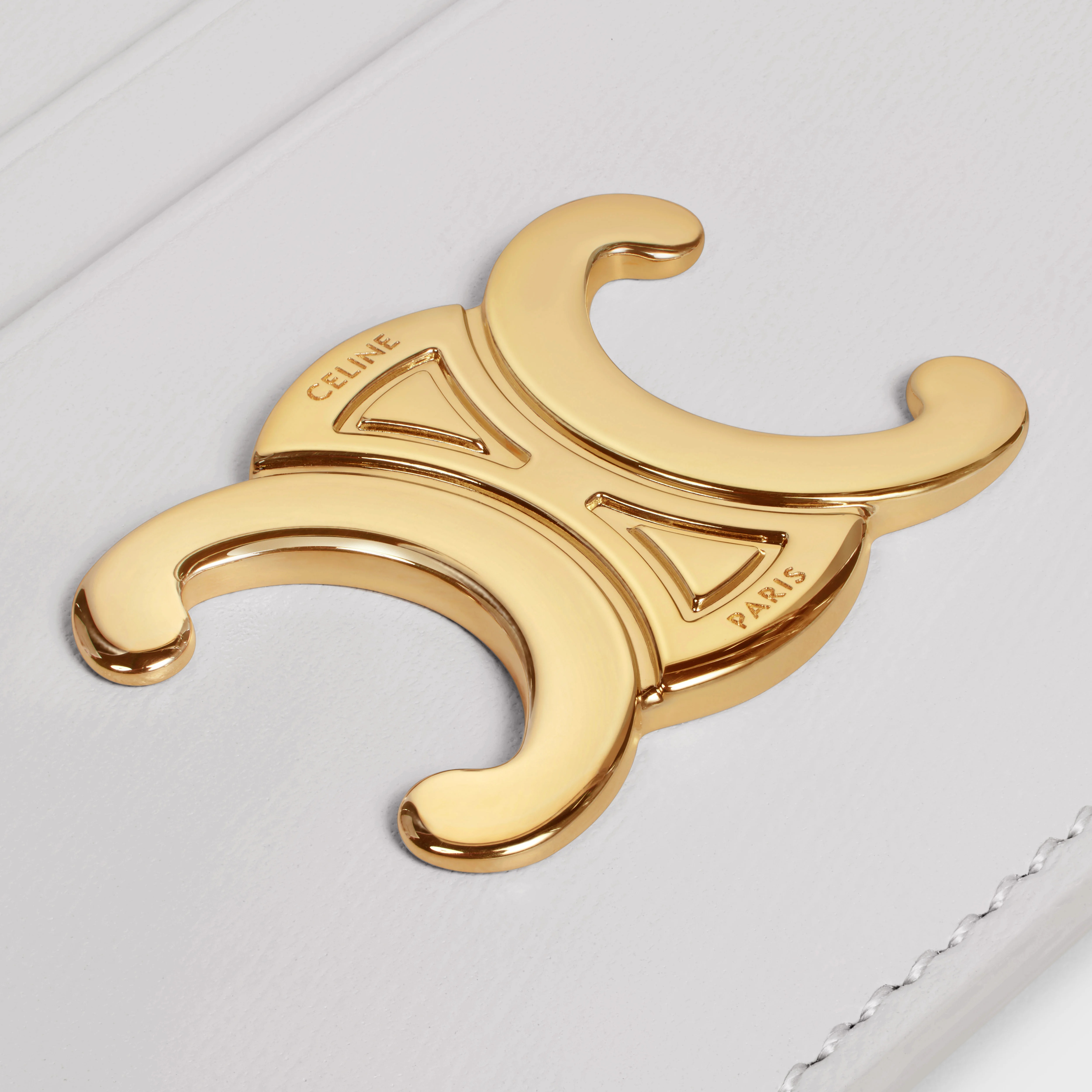 TRIOMPHE CARD HOLDER in Shiny calfskin - 4