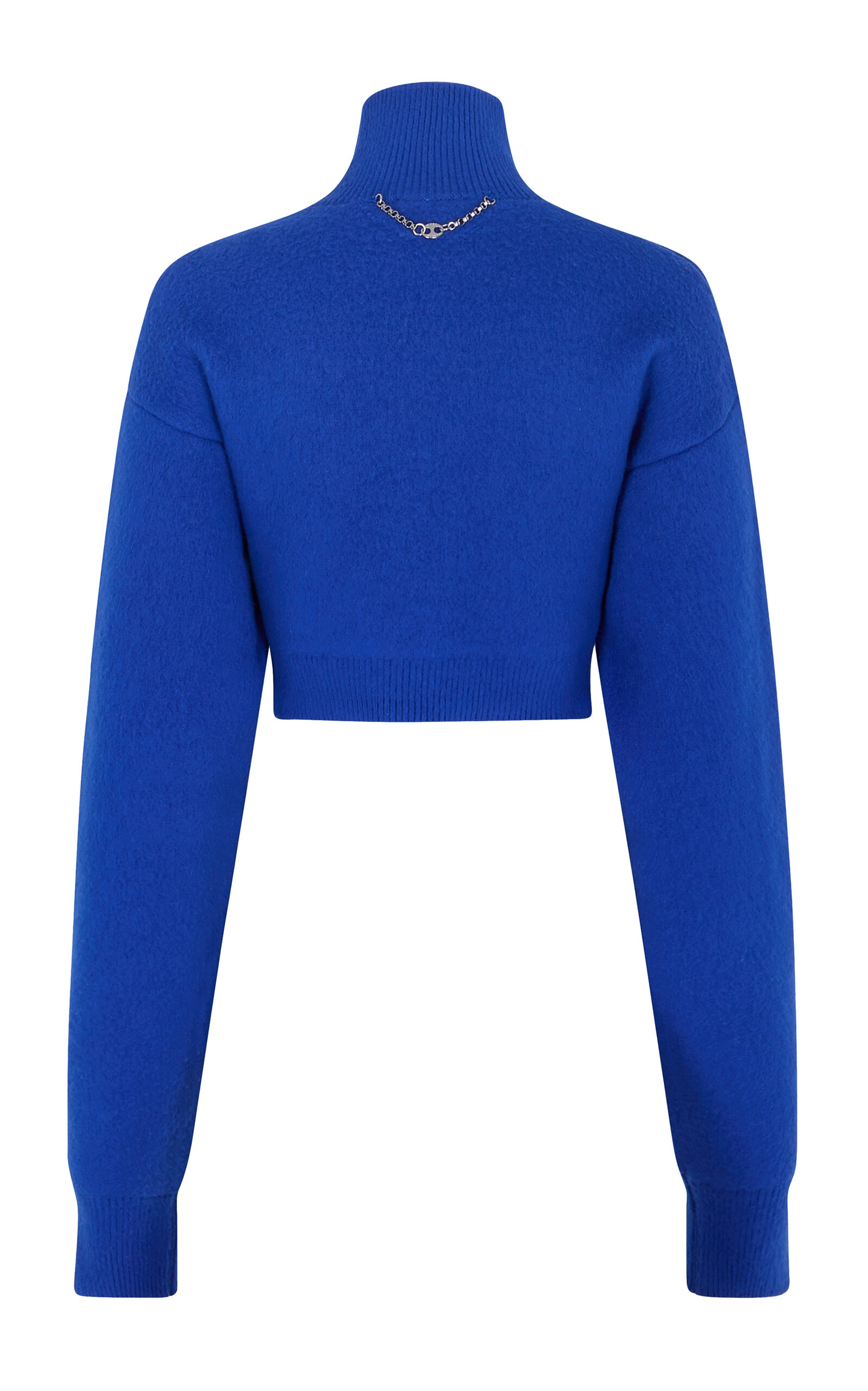 Turtleneck Wool Sweater blue - 3