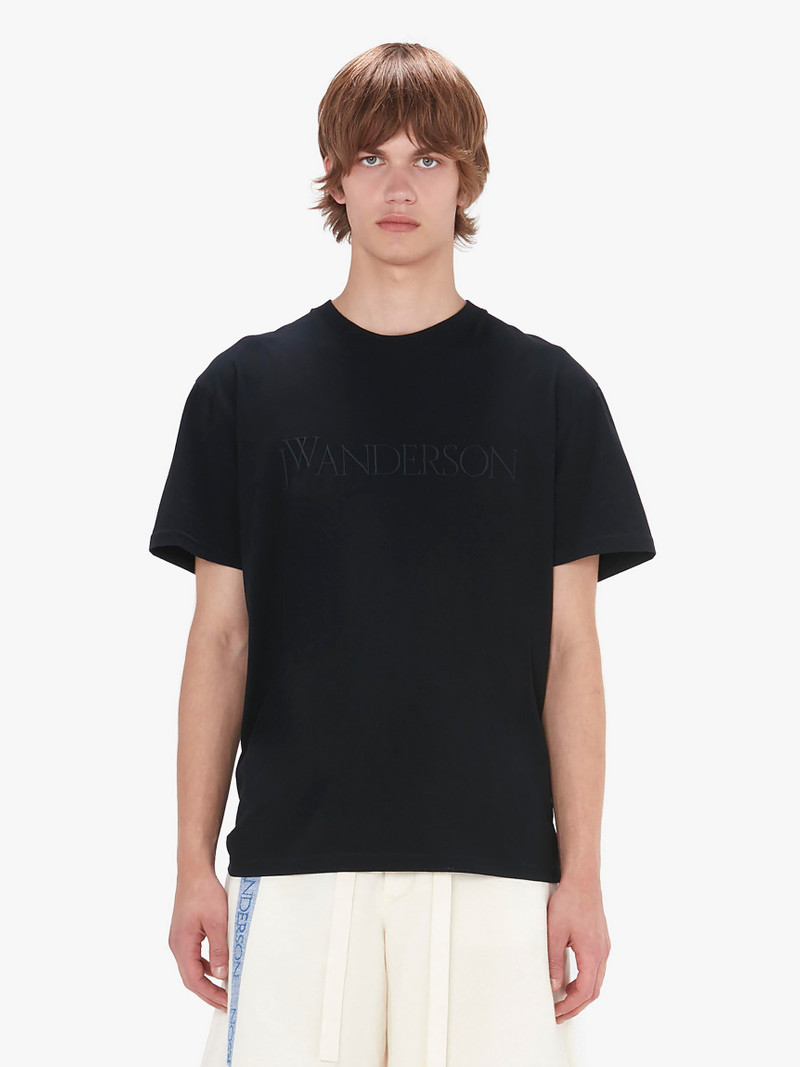 JW Anderson T-SHIRT WITH LOGO EMBROIDERY outlook