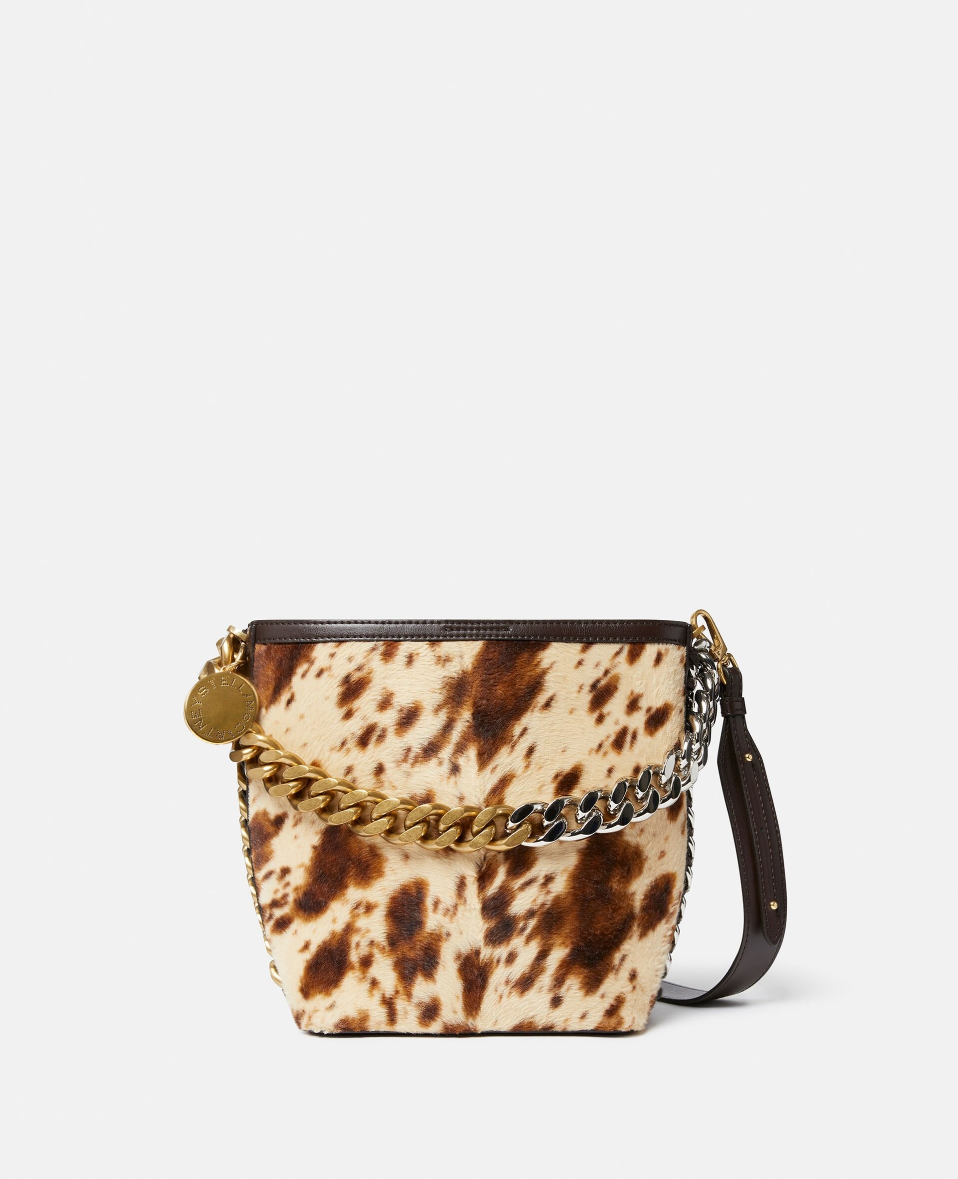 Frayme Appaloosa Print Velvet Bucket Bag - 1