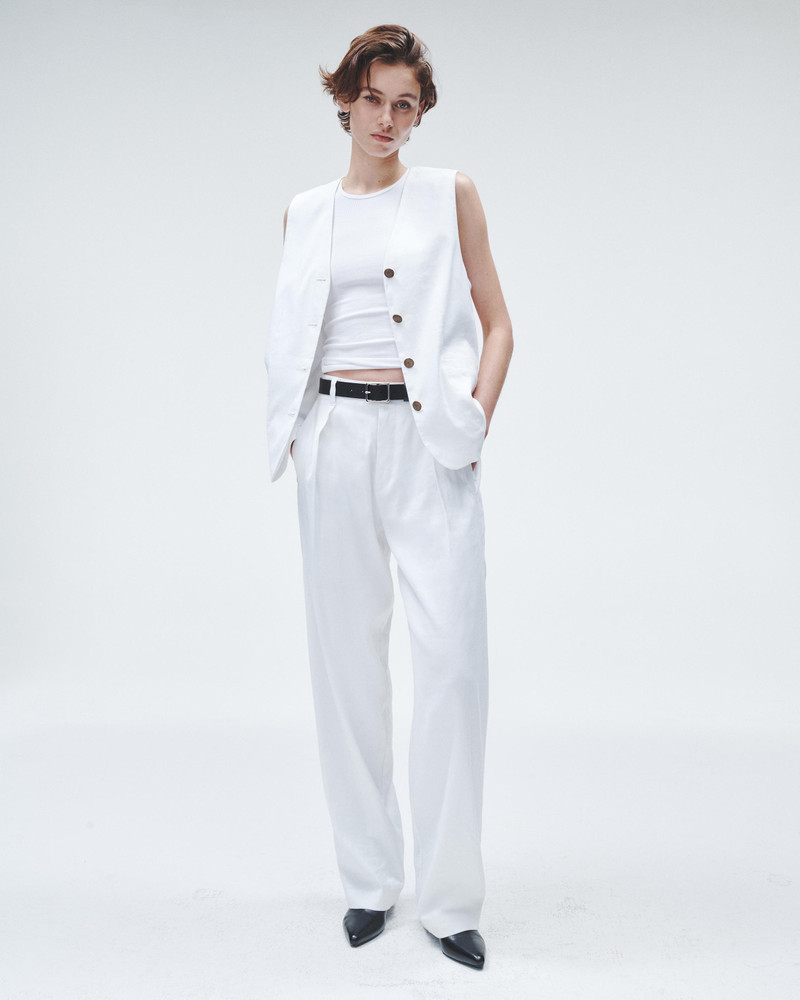 rag & bone Charlotte Linen Vest outlook