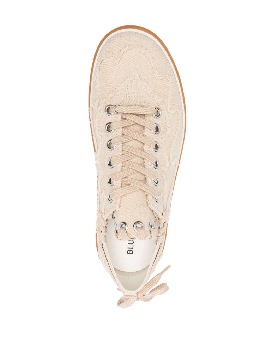 Kelly frayed detailed sneakers - 4