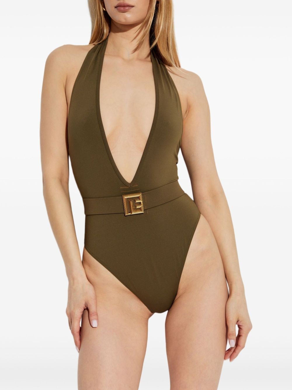 logo swimsuit - 2