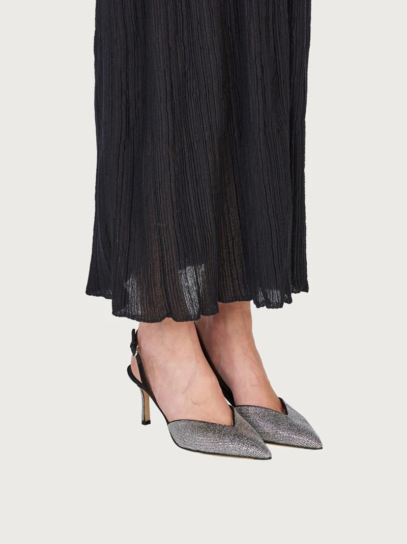 FERRAGAMO CRYSTAL EMBELLISHED SLINGBACK outlook