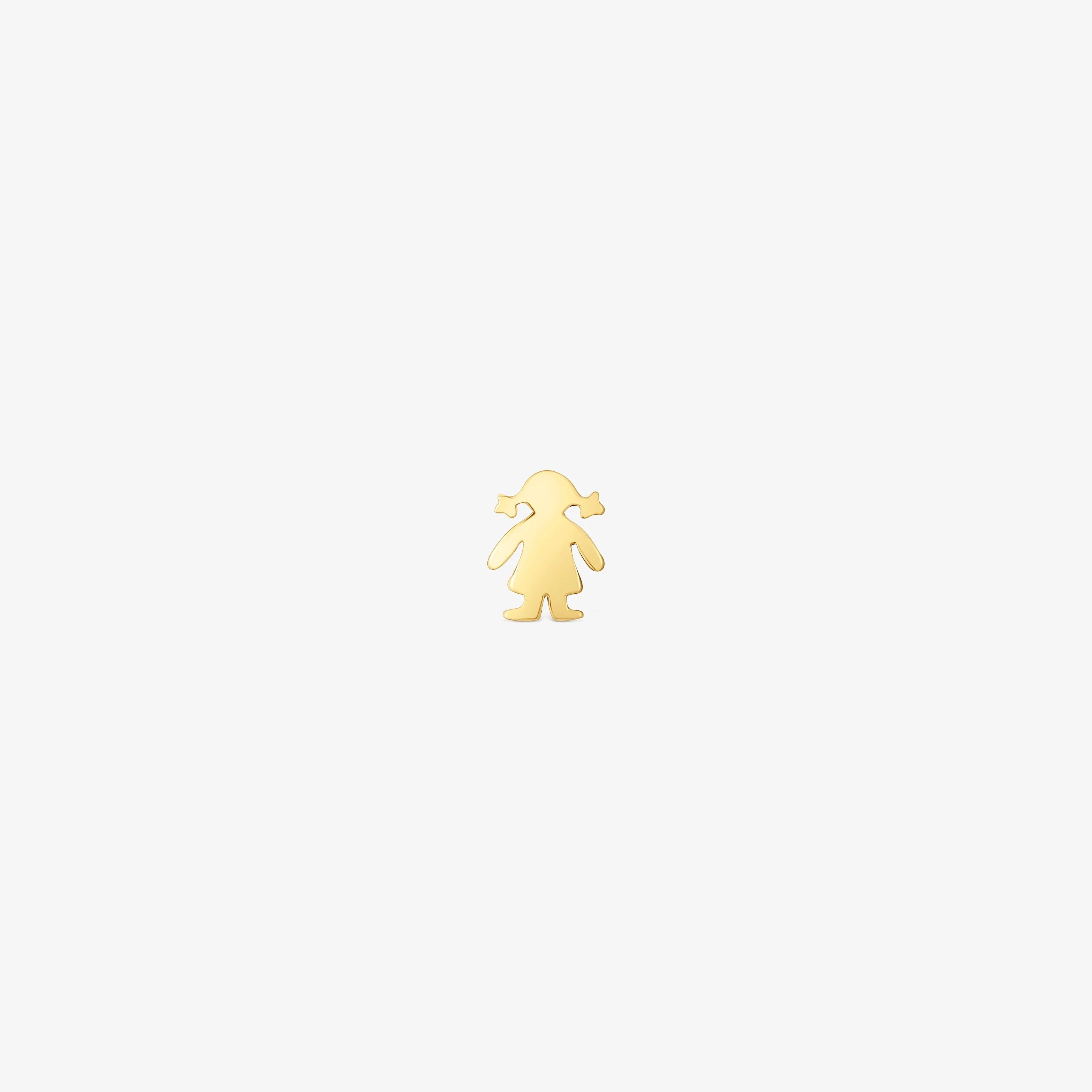 7mm 18K gold vermeil girl motif Charm TOUS Basics - 1