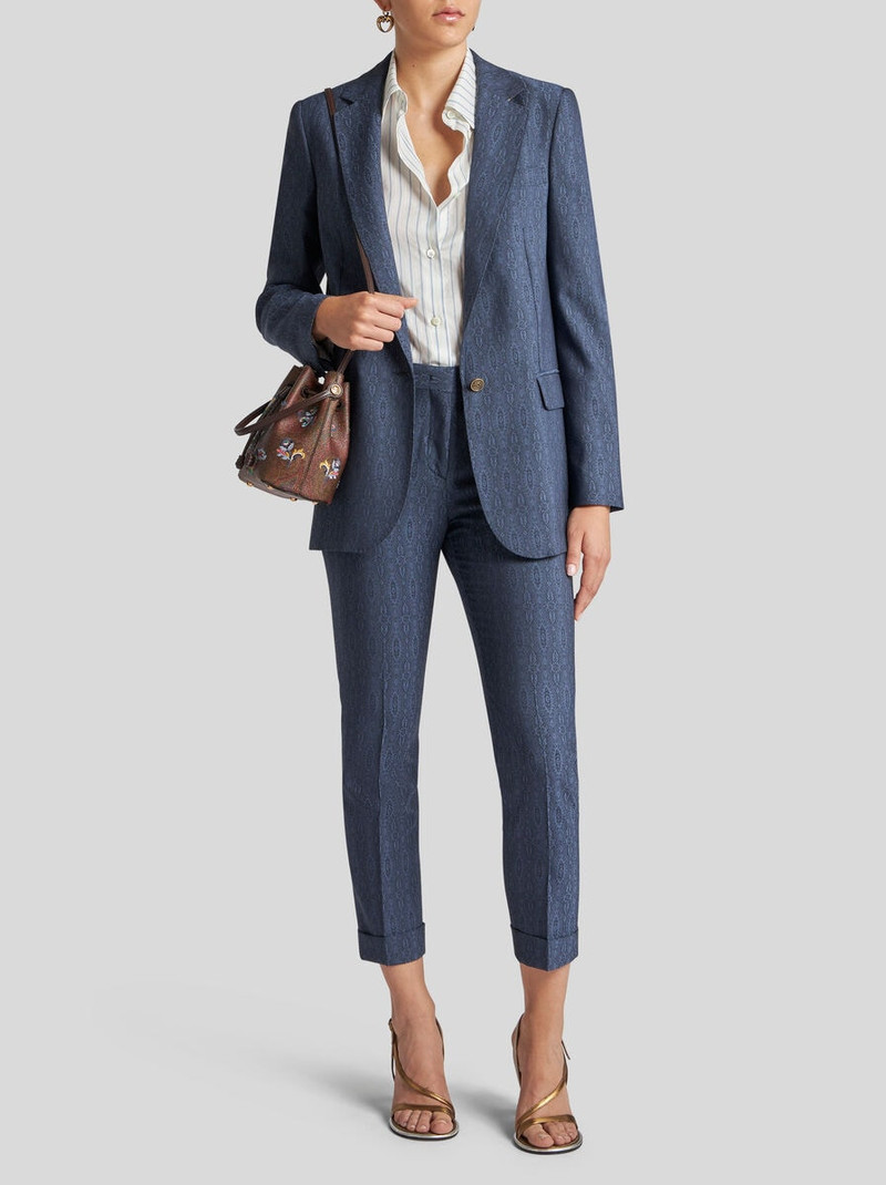 Etro WOOL JACKET WITH MEDALLION MOTIF outlook