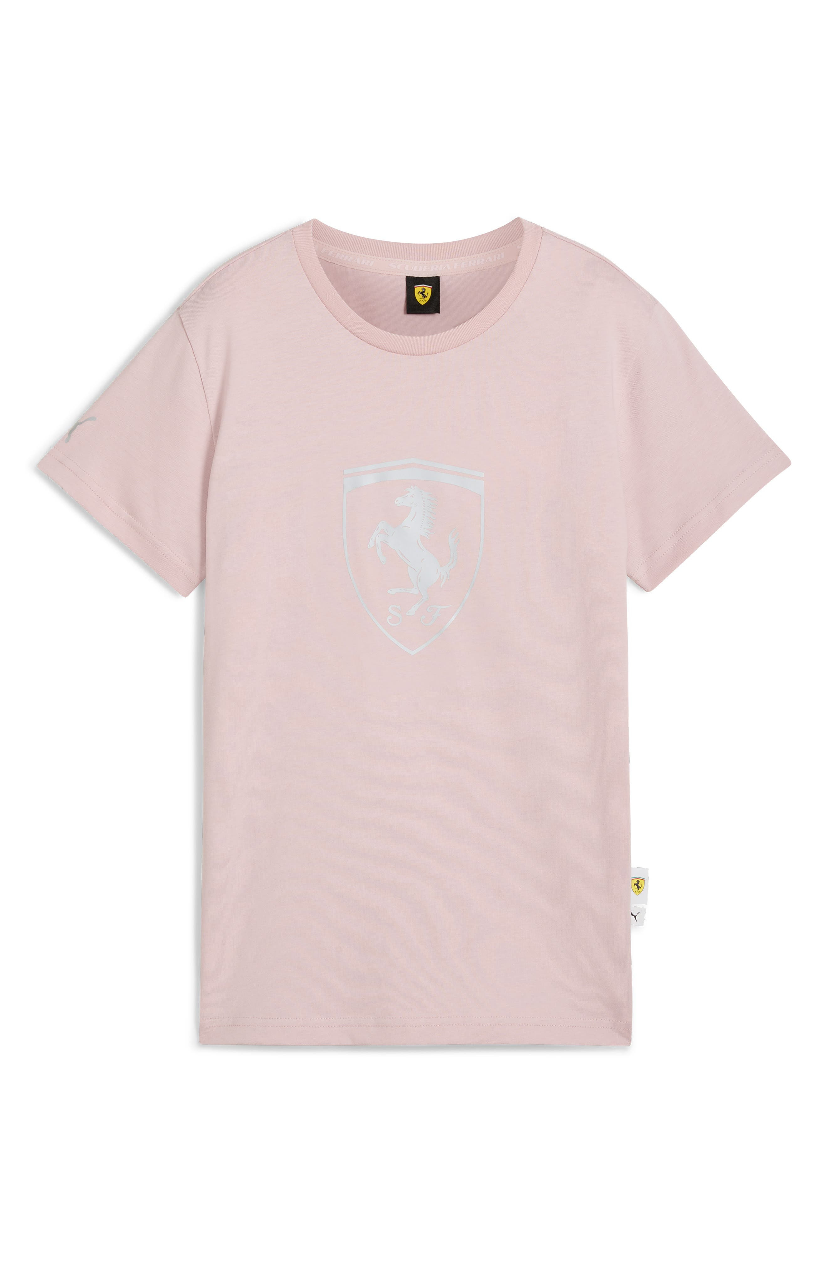 PUMA x Ferrari Sportswear Cotton Graphic T-Shirt in Mauve Mist at Nordstrom - 3