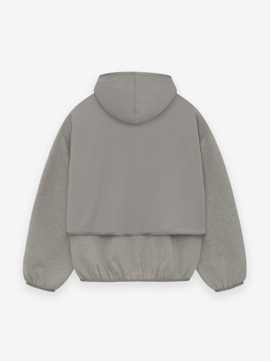 NYLON FLEECE HOODED SWEATSHIRT - 2