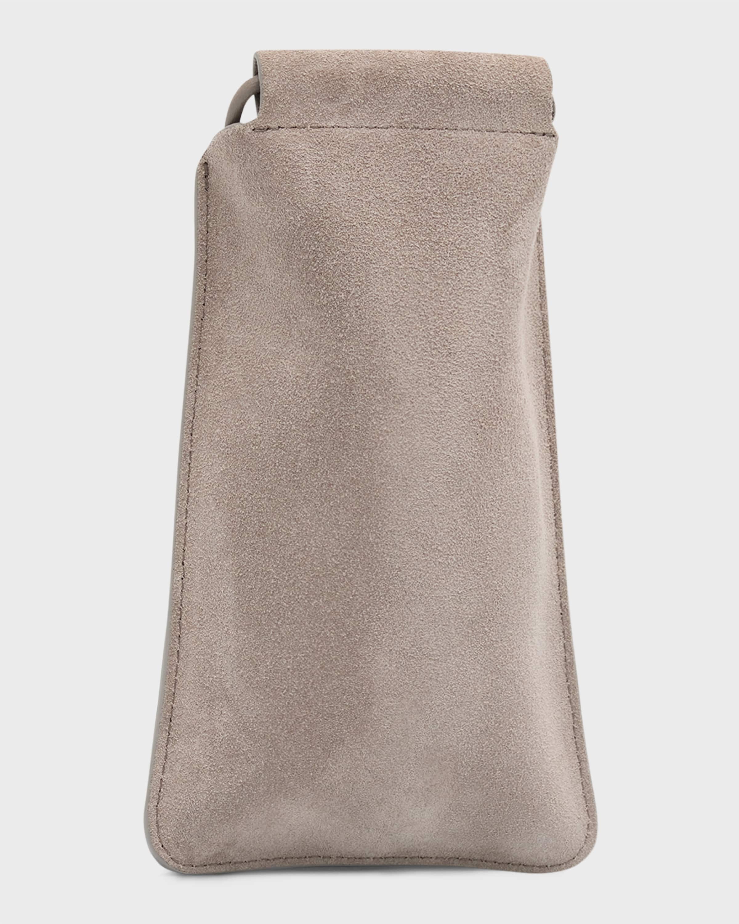 Suede Phone Case with Crossbody Strap - 3