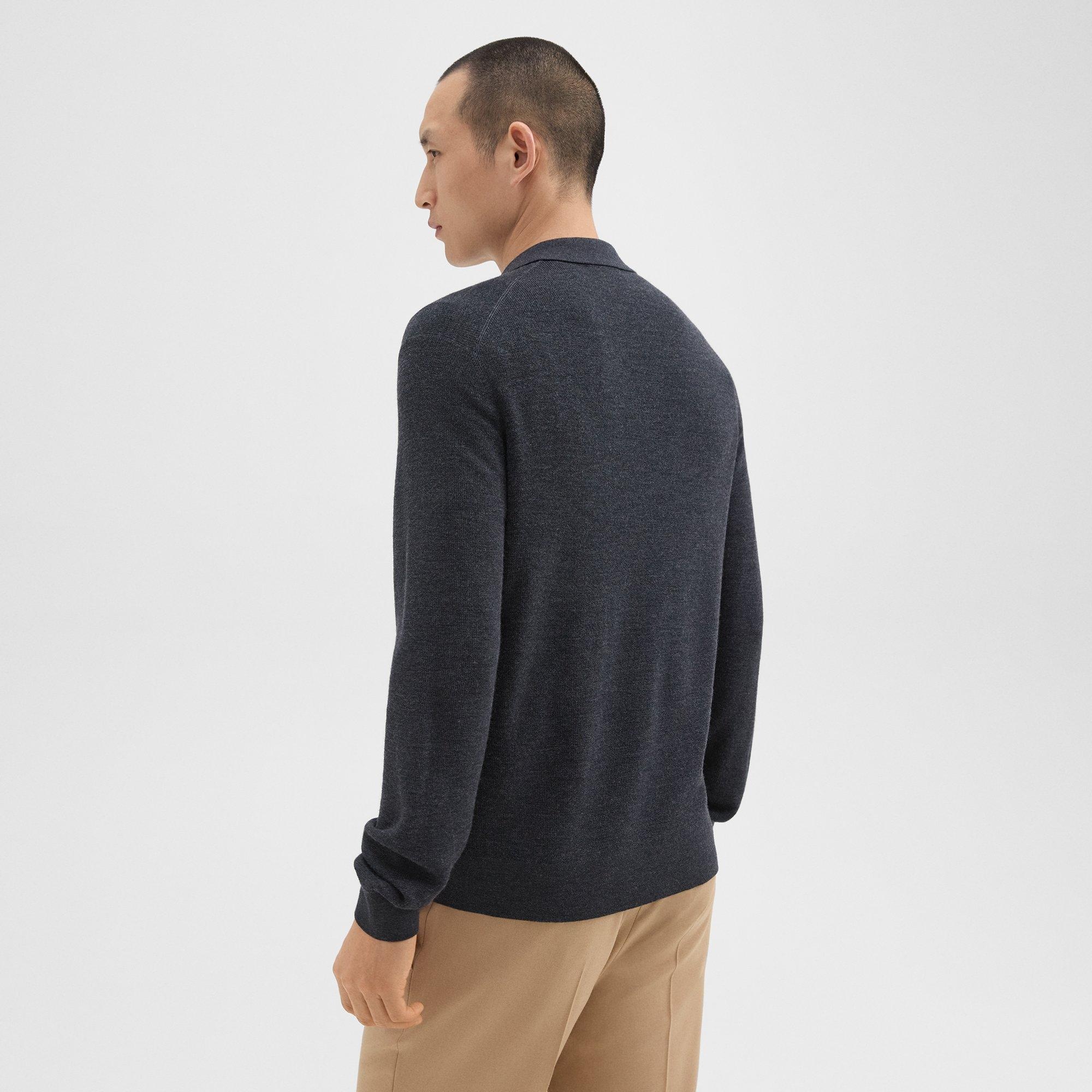 Johnny Collar Sweater in Merino Wool - 4