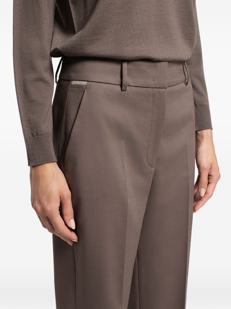 pleat-detail trousers 5