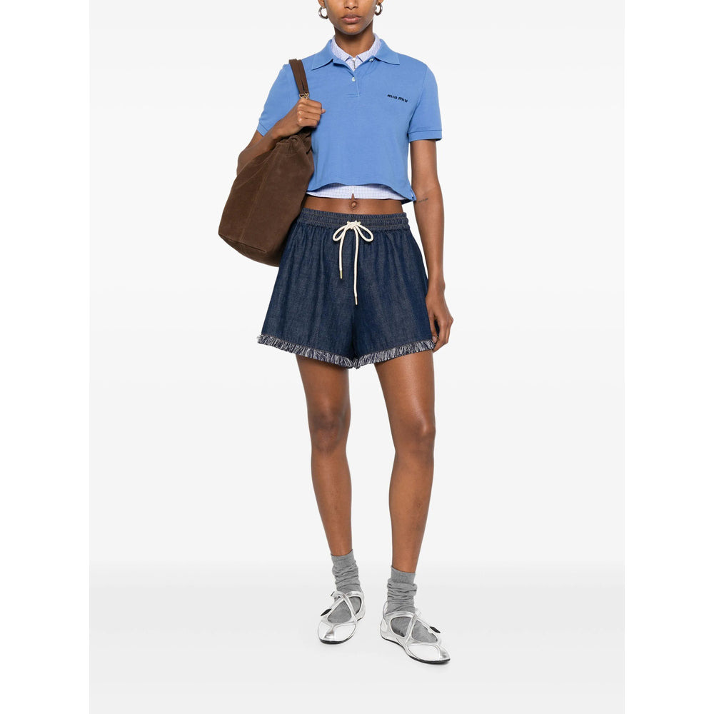 Miu Miu Blue Tops - Polo Tops Women - 2