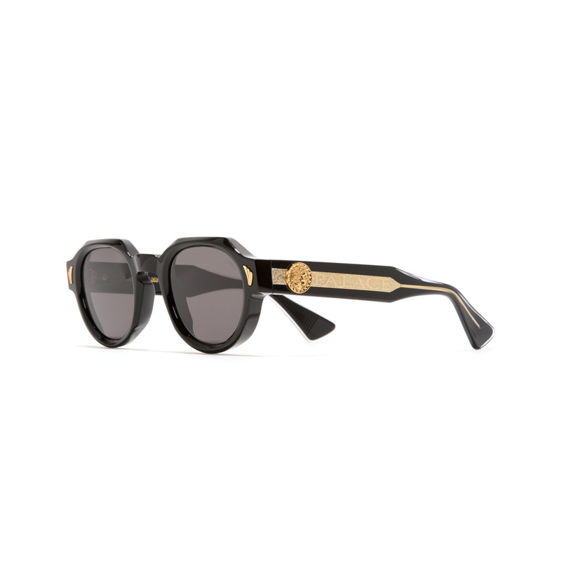 PALACE CUTLER AND GROSS VICTORY ROUND SUNGLASSES BLACK 1