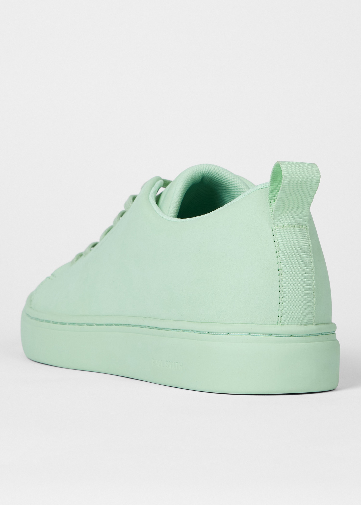 Mint Green Nubuck 'Lee' Trainers - 5