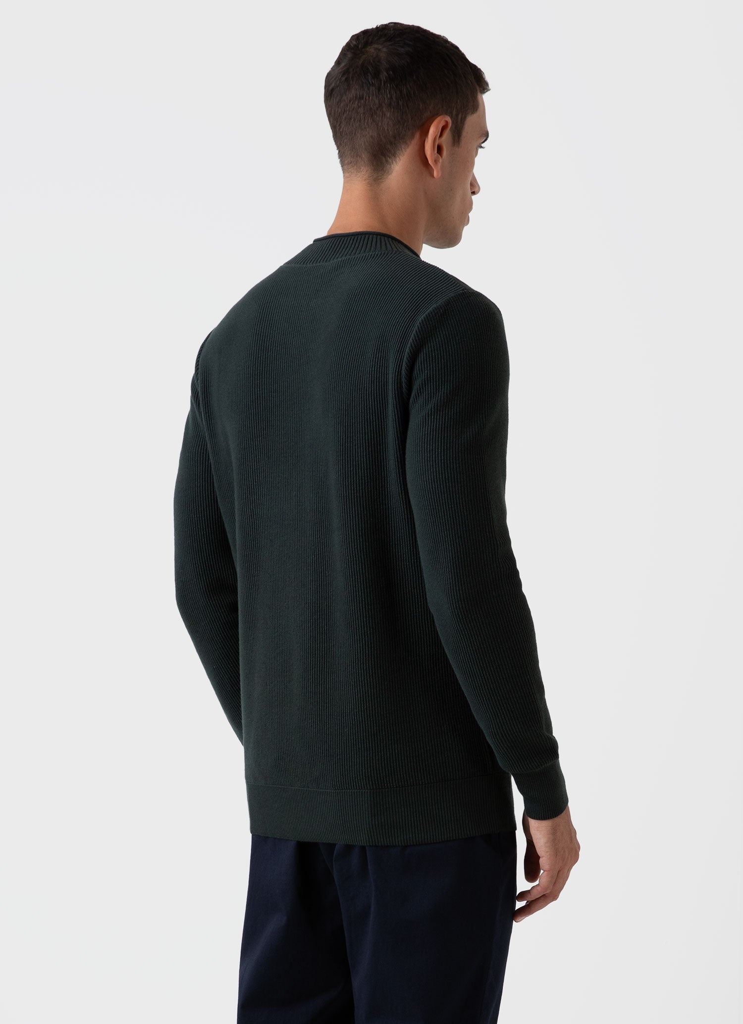 Textured Guernsey Jumper - 4