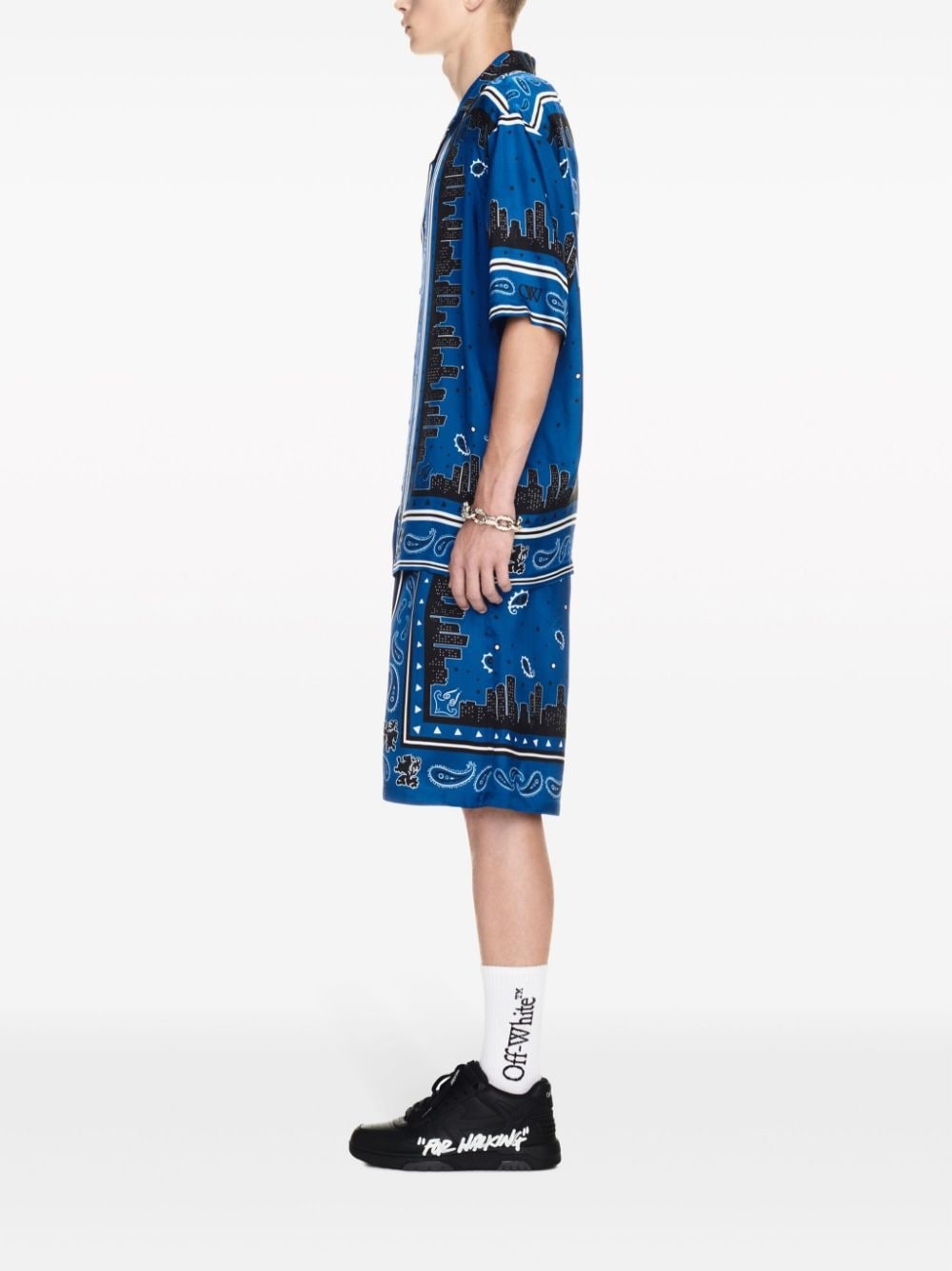 Bandana paisley-print shorts - 3