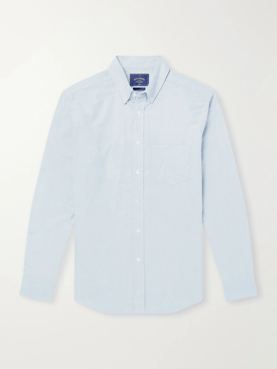 Button-Down Brushed-Cotton Oxford Shirt - 1