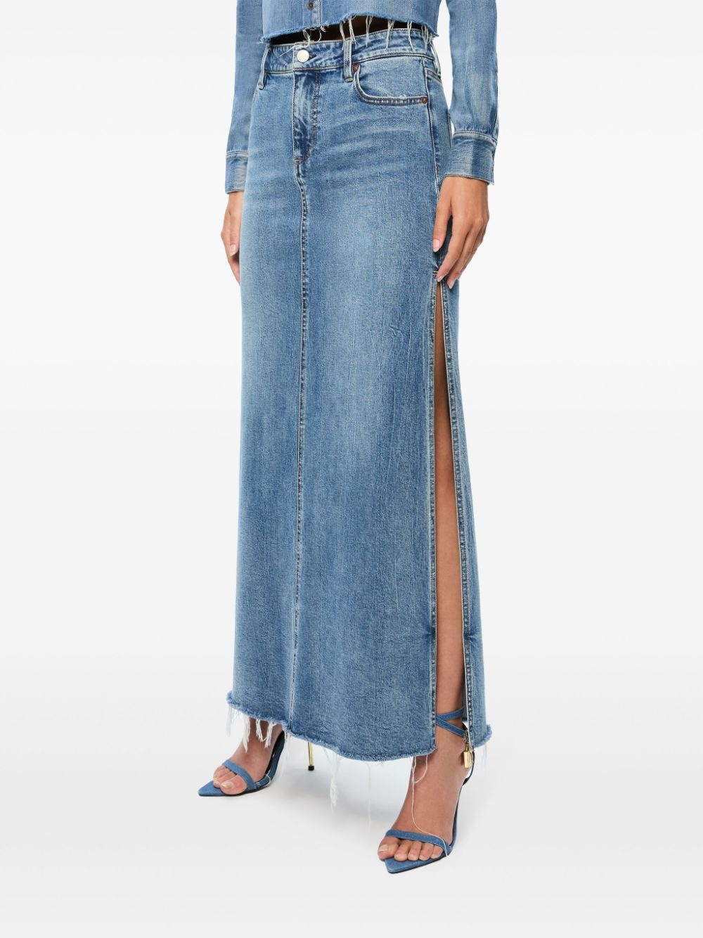 Marissa denim midi skirt - 5