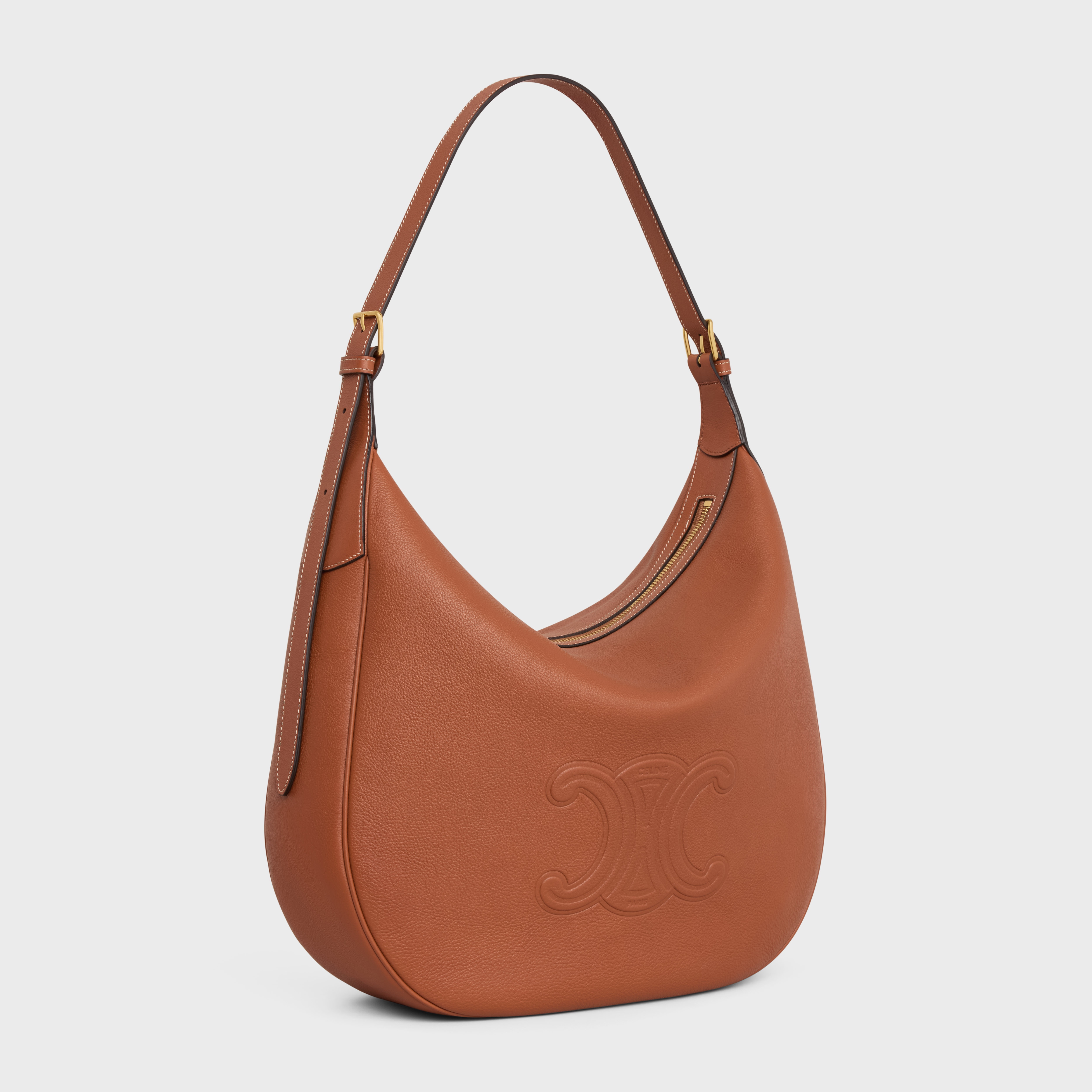 LARGE HELOÏSE CUIR TRIOMPHE BAG in supple calfskin - 2