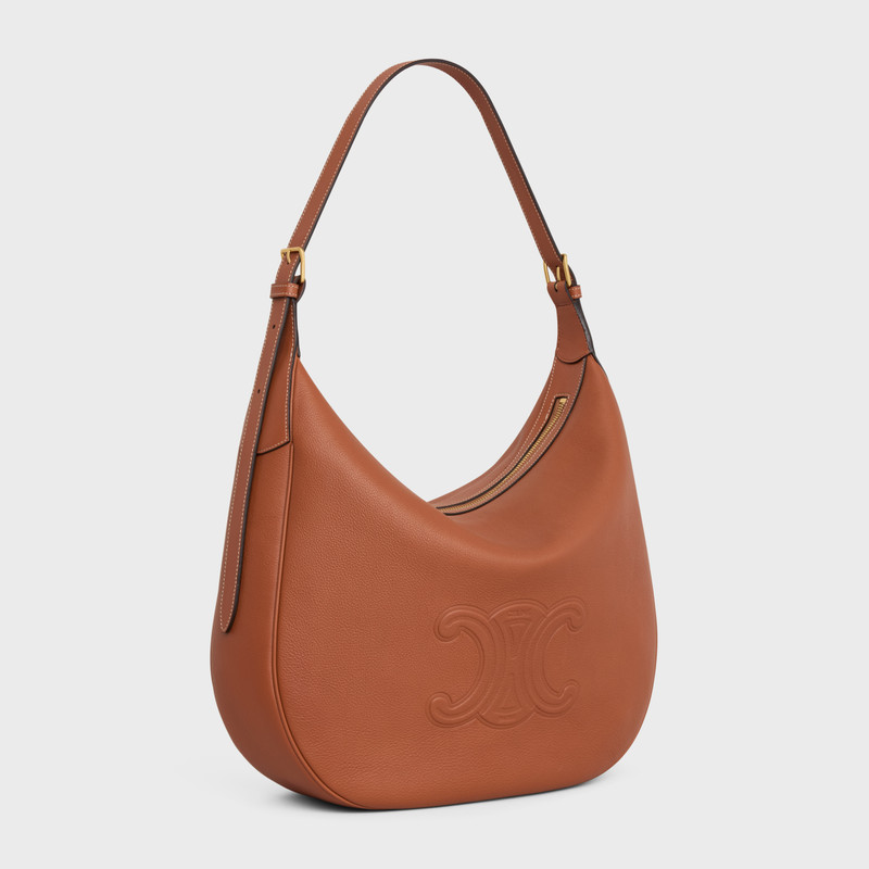 CELINE LARGE HELOÏSE CUIR TRIOMPHE BAG in supple calfskin outlook