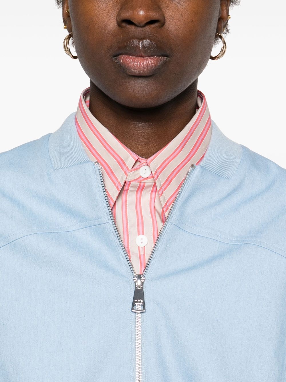 cropped bomber jacket - 5