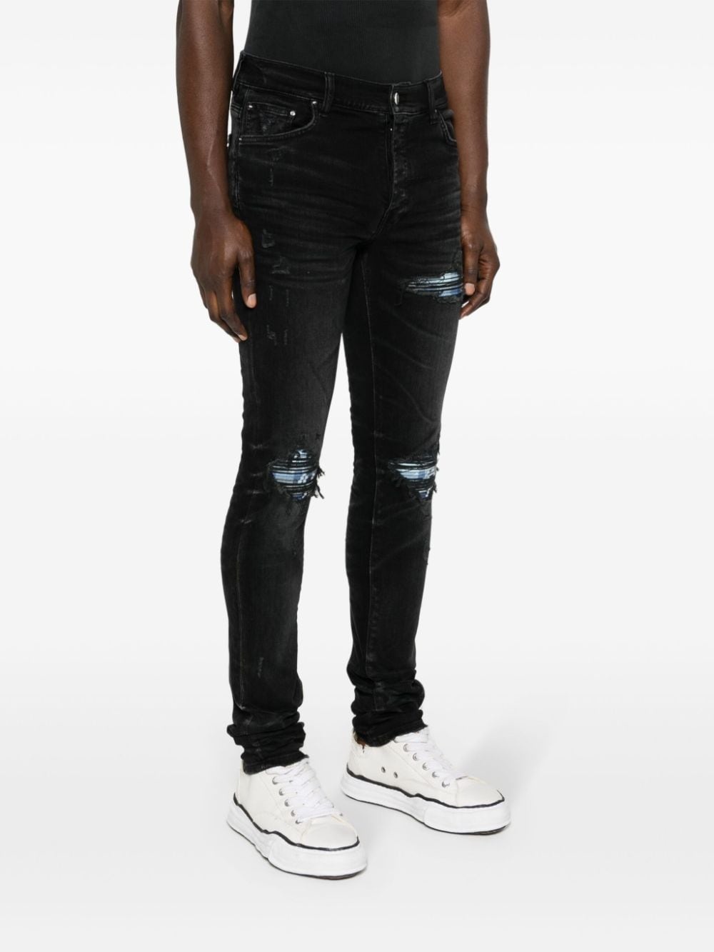 Plaid MX1 mid-rise skinny jeans - 3