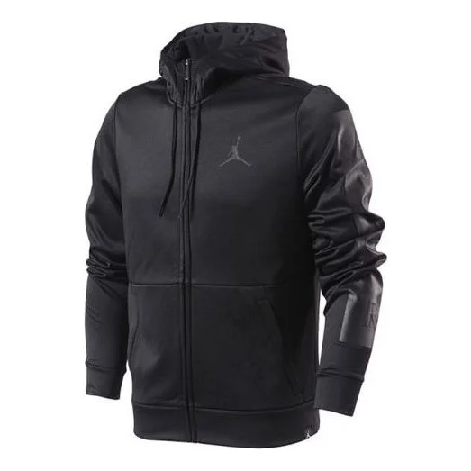 Air Jordan Casual Sports Hooded Jacket Black 861468-010 - 1