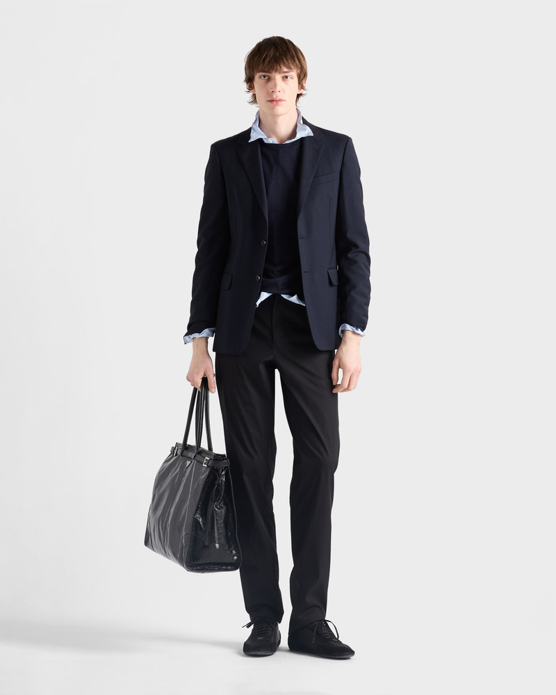 Prada Stretch poplin pants outlook