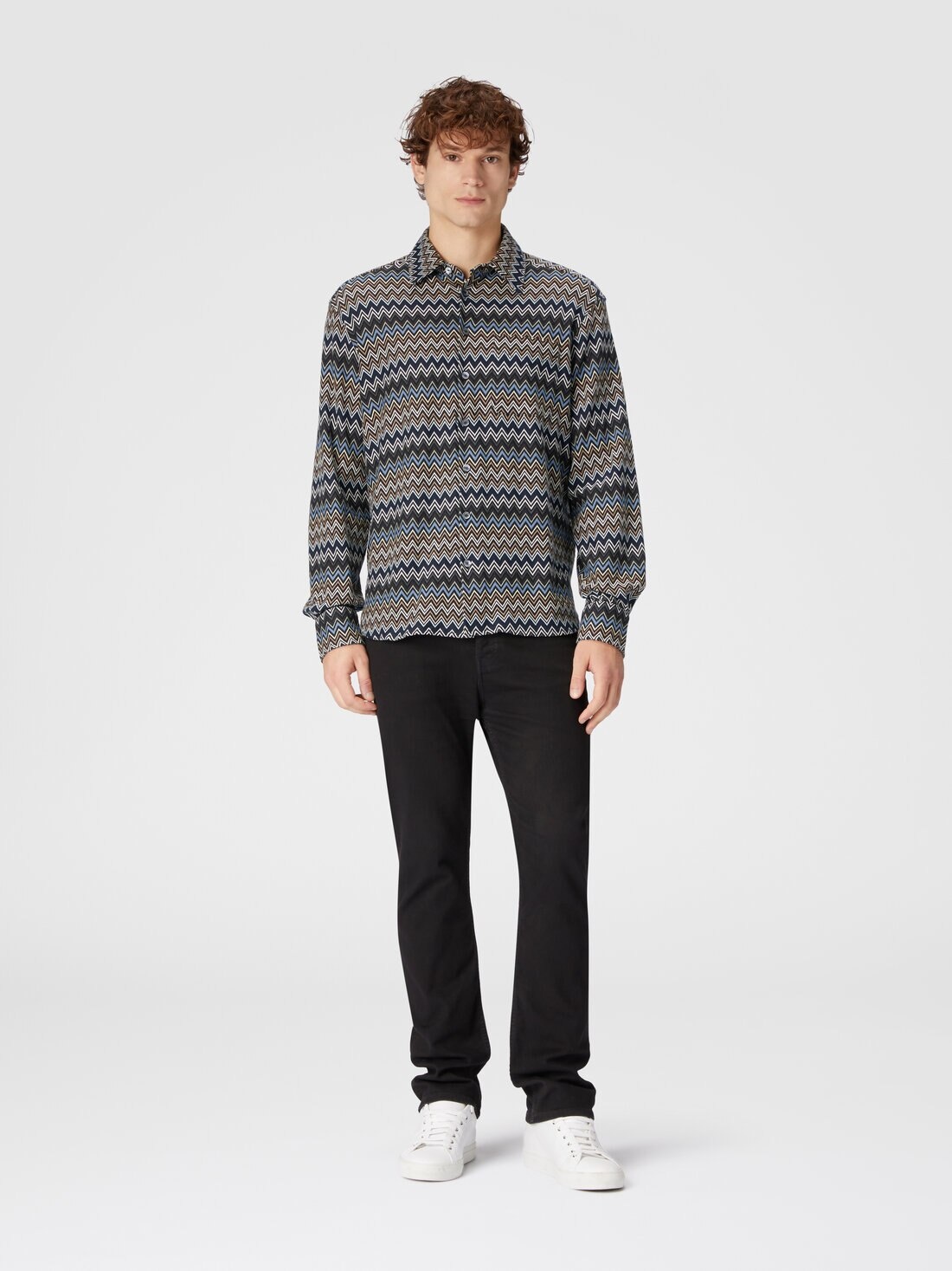 Zig zag cotton shirt - 2