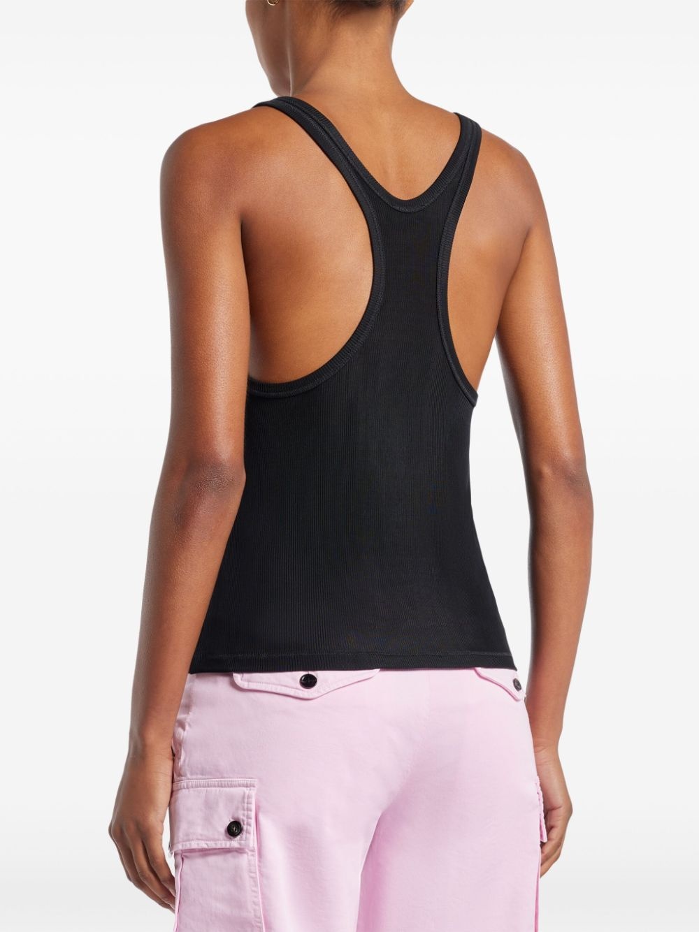 ribbed jersey tank top - 4